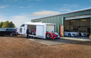race sport enclosed car transporter